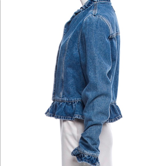 J.W. ANDERSON Denim Peplum Jacket - Picture 6 of 8